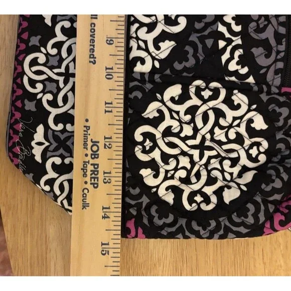 Vera Bradley Retired Hipster Canterberry Magenta Purse Bag Quilted Handles Quilt - Picture 6 of 7